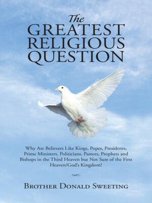 cover image of The Greatest Religious Question